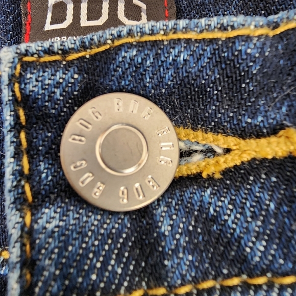 Urban Outfitters BDG Wide Leg Jeans High Waist Dark Wash Size 29 Skater - Picture 8 of 14